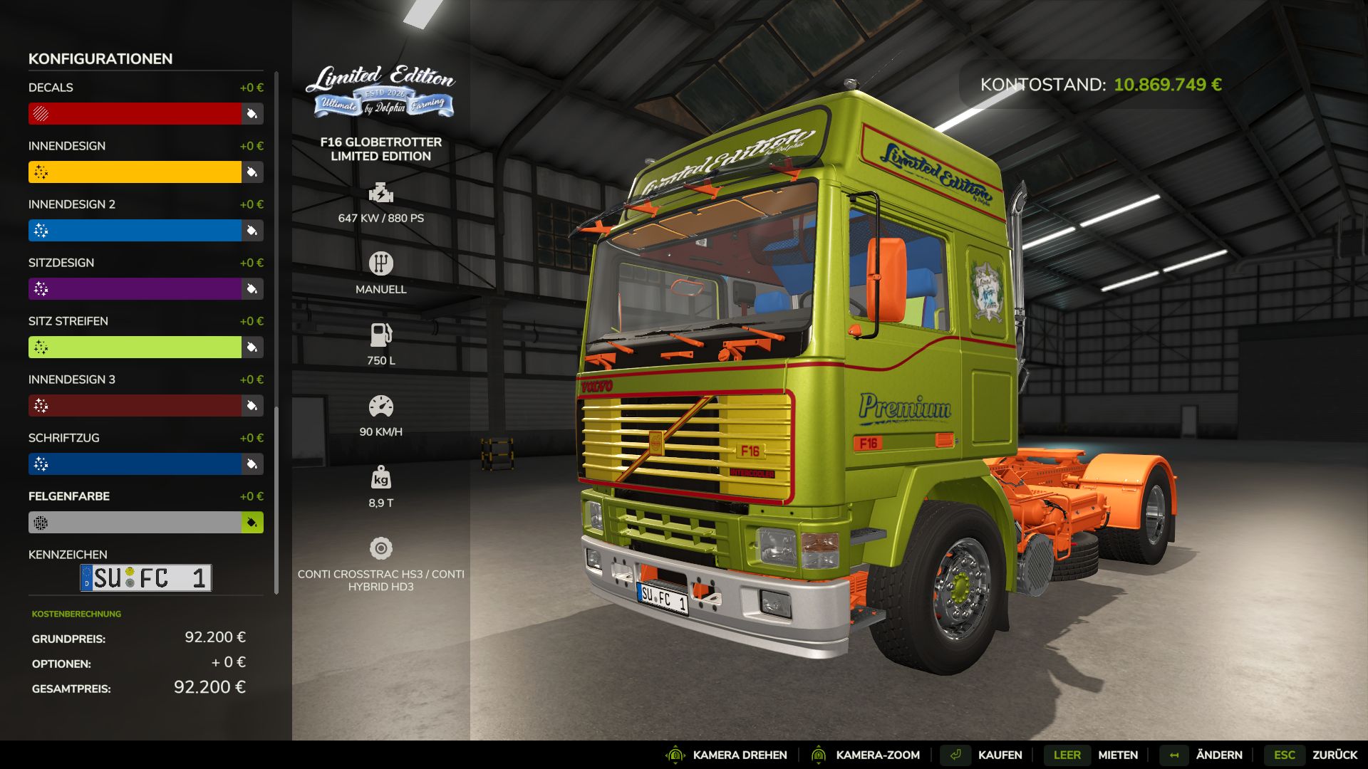 Volvo F16 Limited Edition v1.0
