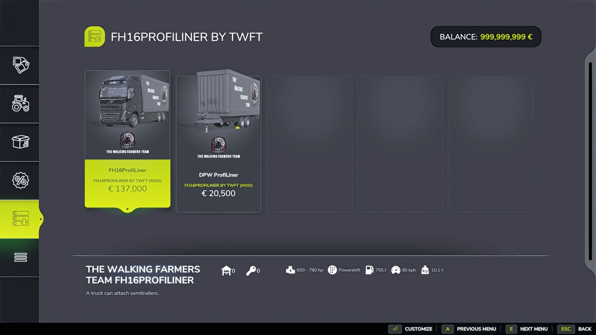 Volvo FH16 Profiliner v1.0.2.5