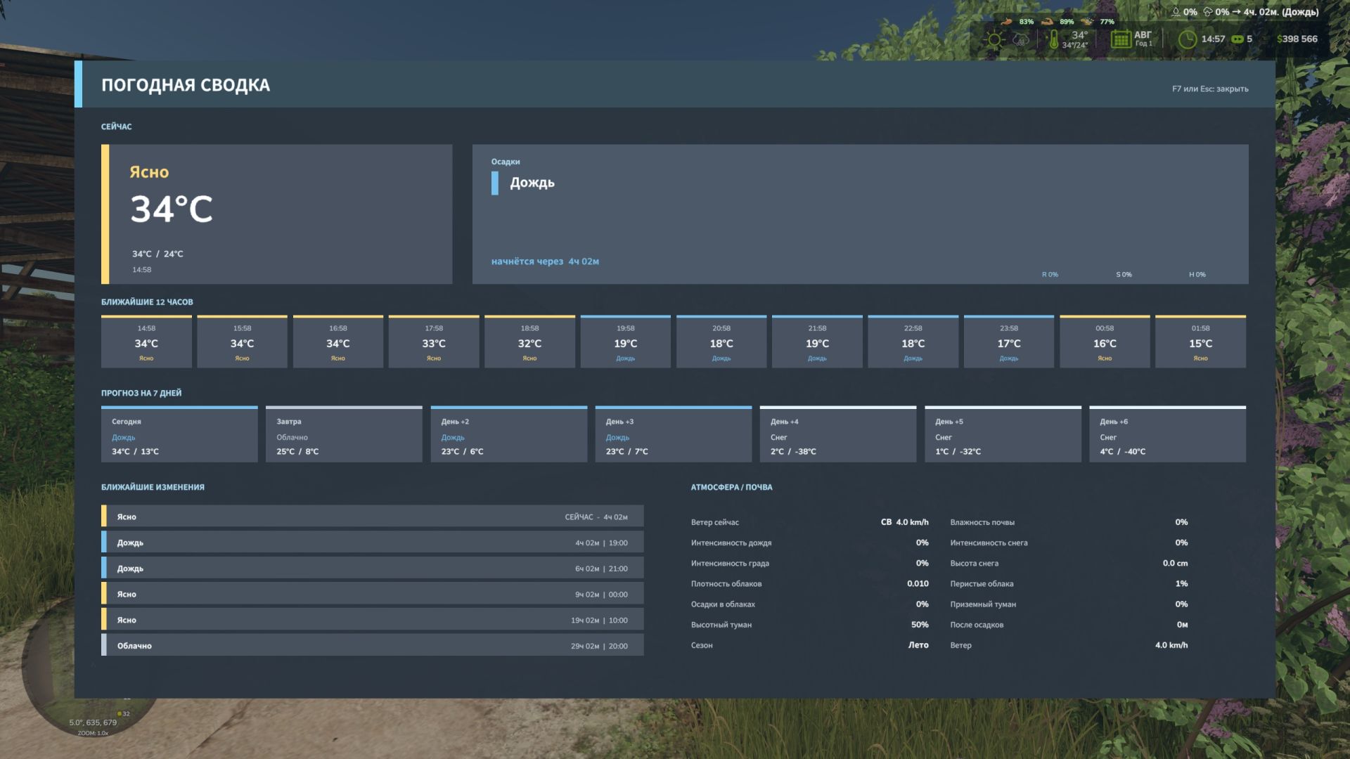 Weather Information HUD v1.0