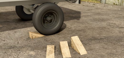 Wooden Wheel Chocks v1.0