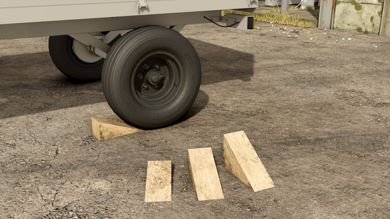Wooden Wheel Chocks v1.0