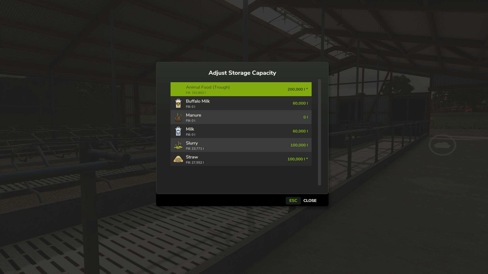 Adjust Storage Capacity v1.0.1.0