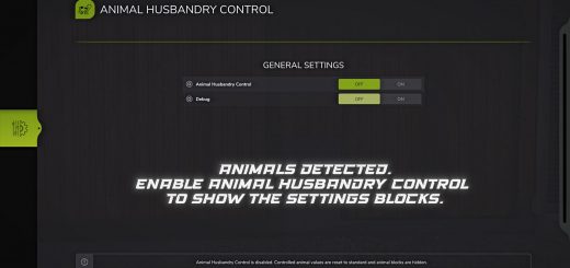 Animal Husbandry Control BETA v1.0