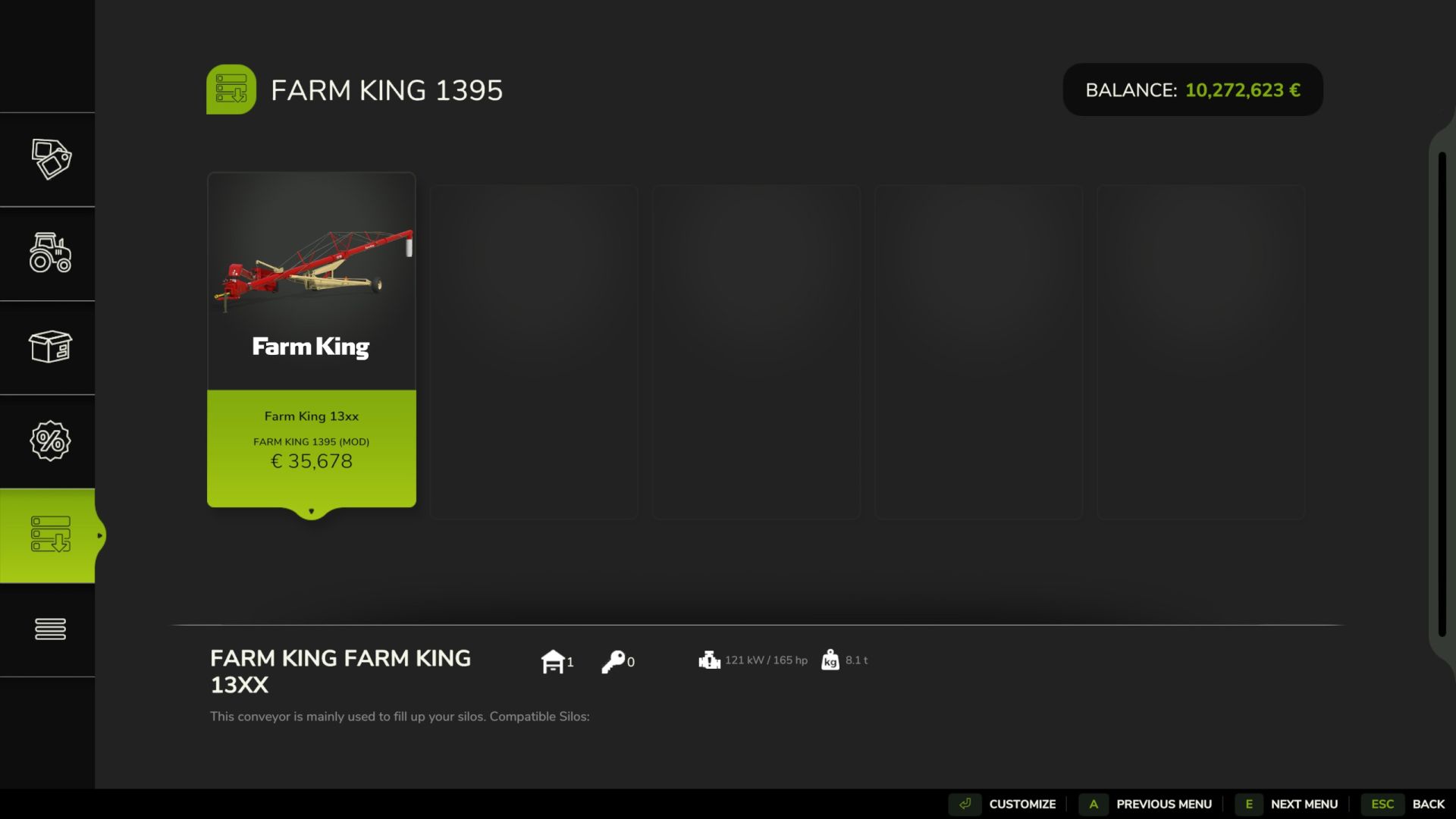 Farm King 13XX Auger pack v1.0