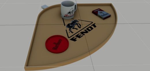 Fendt table with decoration v1.0