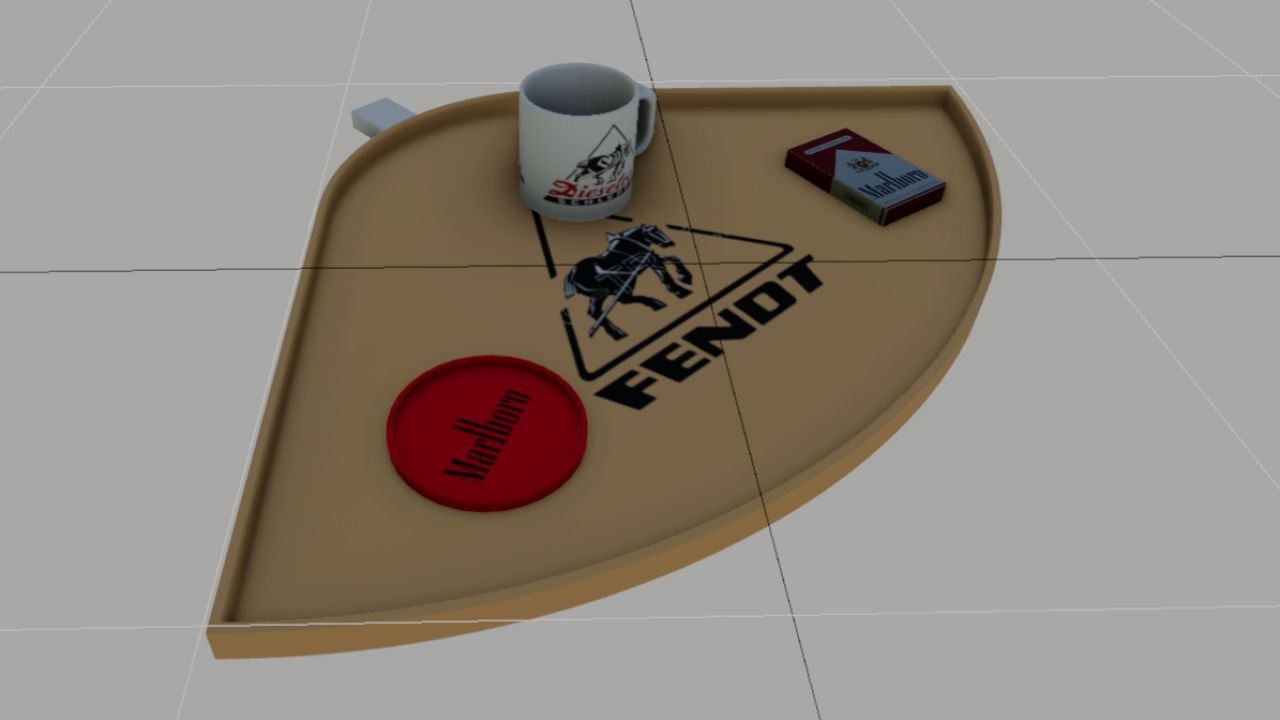 Fendt table with decoration v1.0