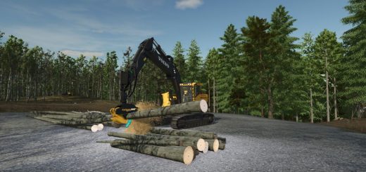 Gripen 080 Grapple For Excavator v1.0