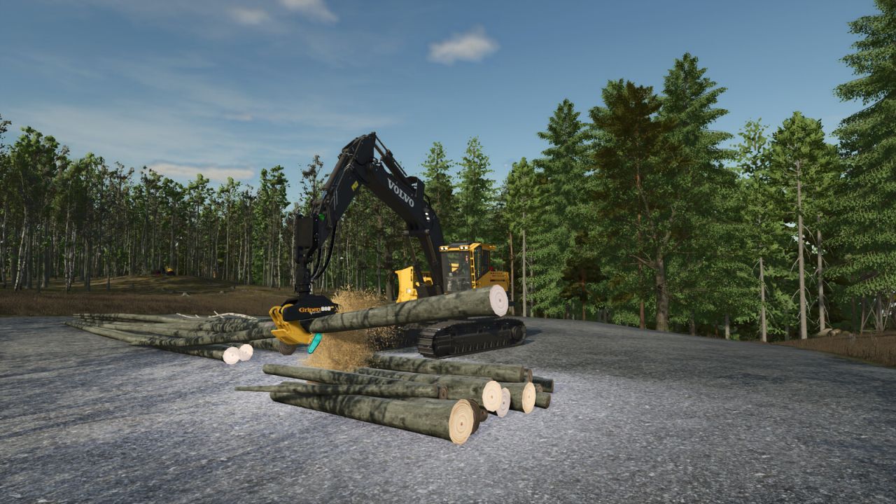 Gripen 080 Grapple For Excavator v1.0