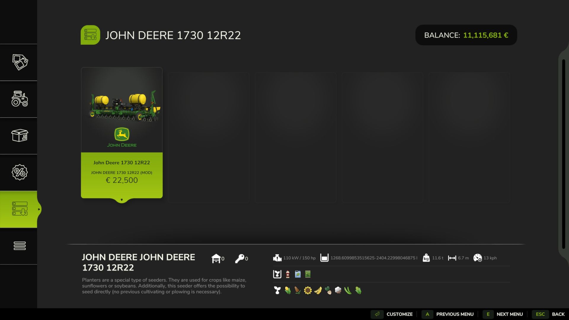 John Deere 1730 v1.0