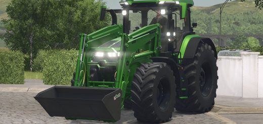 John Deere 7R with front loader v2.1