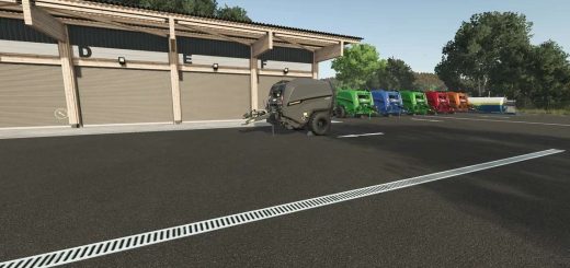 John Deere Ballenpresse V452R in Multicolor v1.1