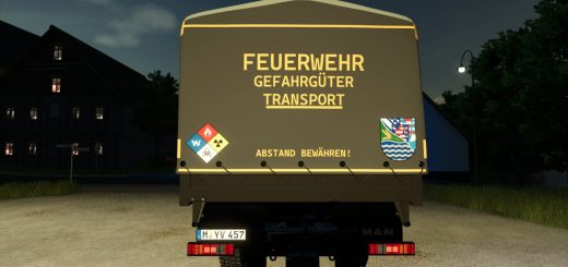 MAN TGA V2 dangerous goods transport BETA v1.0