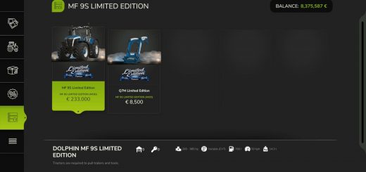 Massey Ferguson 9S Limited Edition v1.0