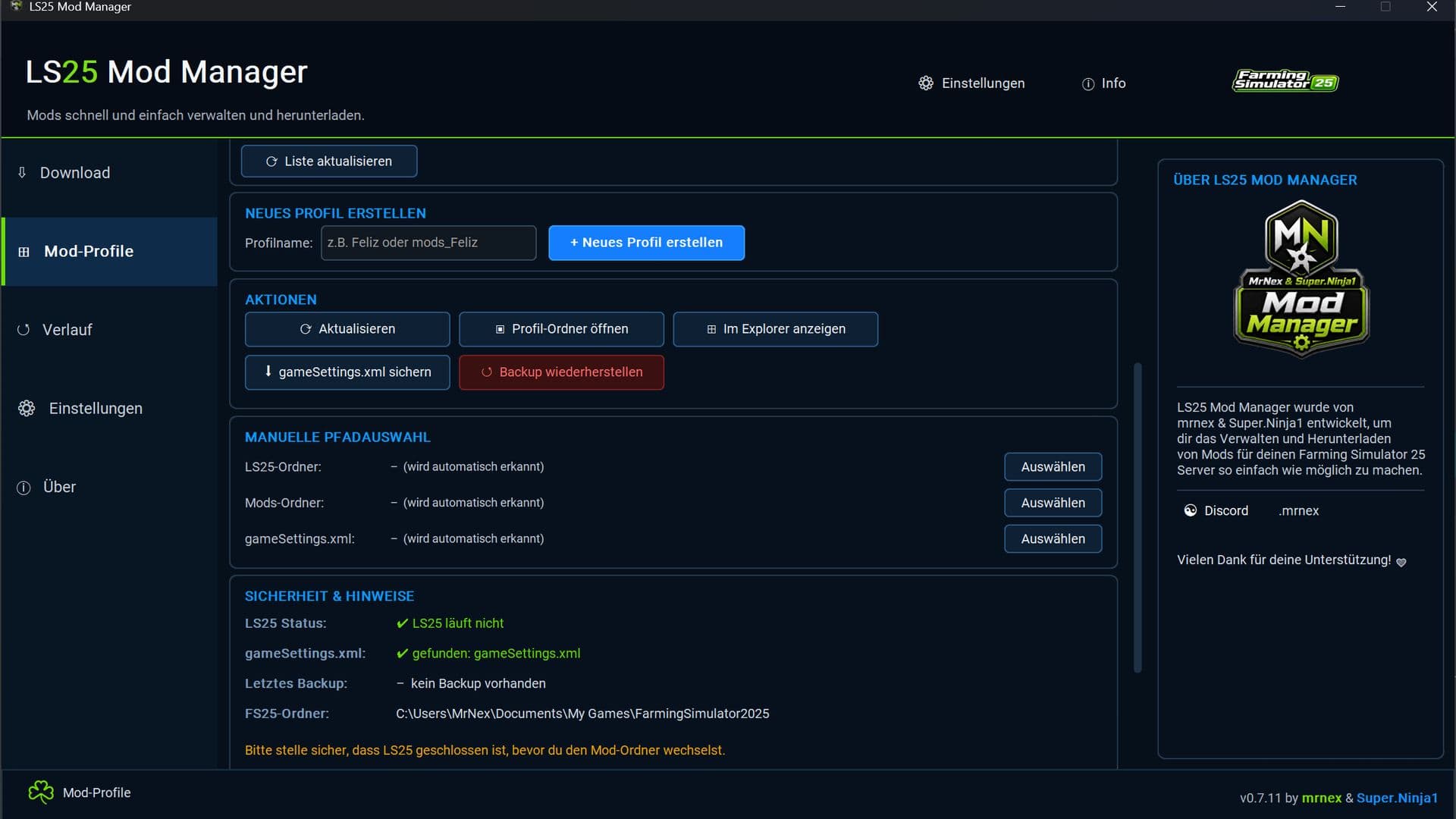 Mod Manager v1.0