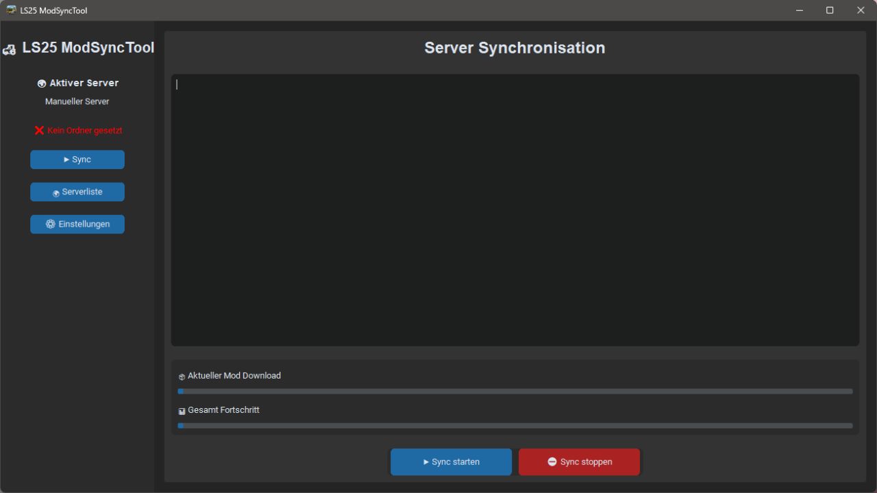 Mod Sync Tool With Server List v1.0