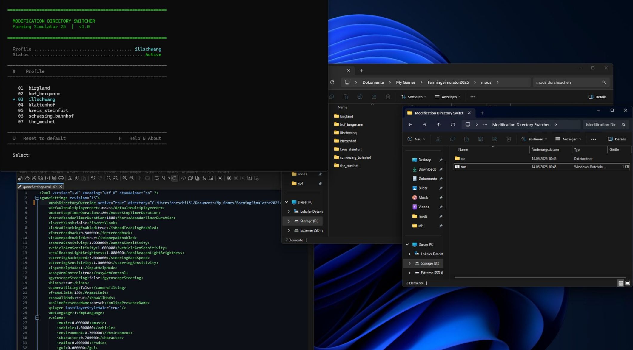 Modification Directory Switcher v2.0