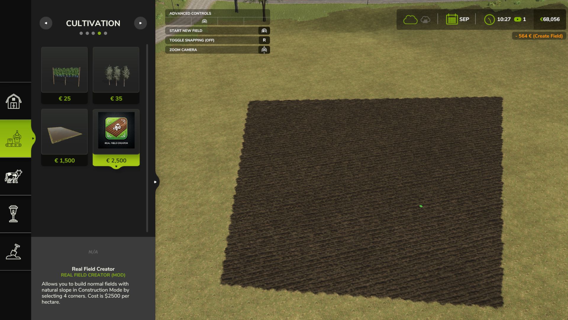 Real Field Creator v1.0