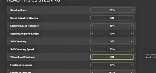 RealPhysics Steering v1.0.0.3