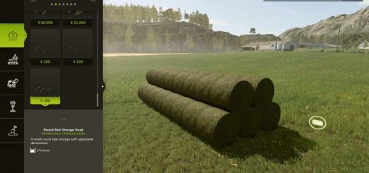 Round Bale Storage v1.0