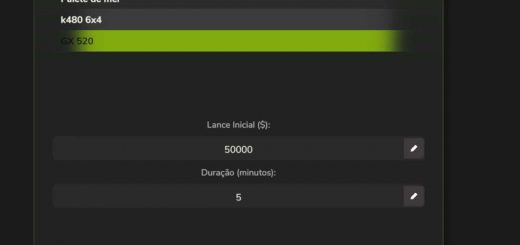 Server Auction BETA v1.0