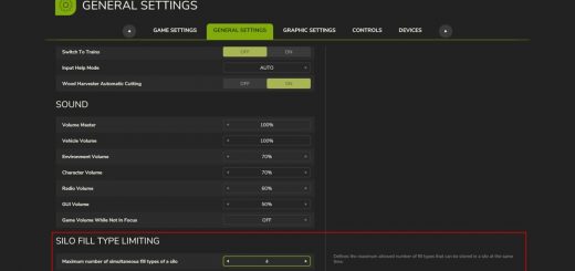 Silo Filltype Limiting v1.1