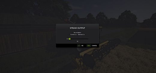Straw output control v1.1
