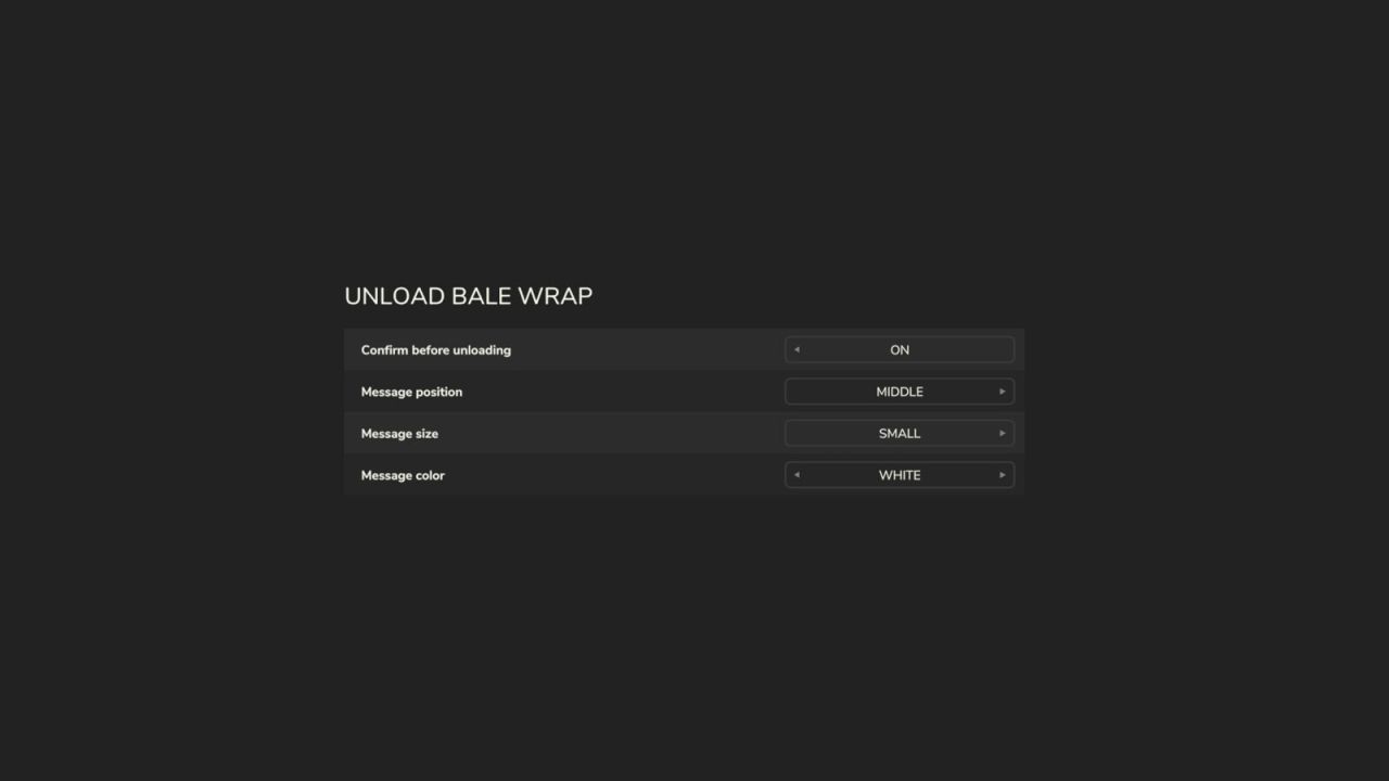 Unload Bale Wrap v1.0.2.0