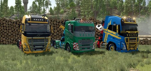 Volvo FH 16 Forestry Z-Crane Semi Pack v1.0.0.1
