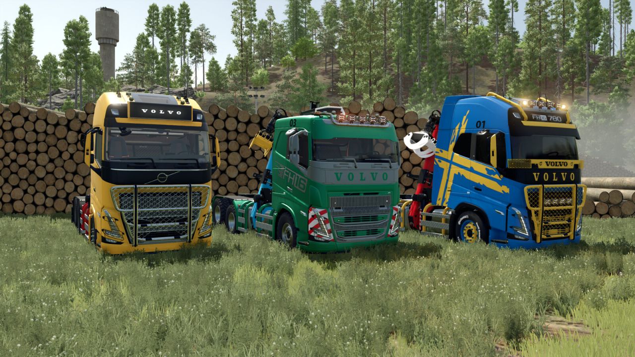 Volvo FH 16 Forestry Z-Crane Semi Pack v1.0.0.1
