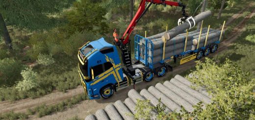Volvo FH 16 Forestry Z-Crane Semi Pack v1.0.0.3