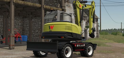 Wacker Neuson EW100 with Martin and Steelwrist quick-change system v1.0