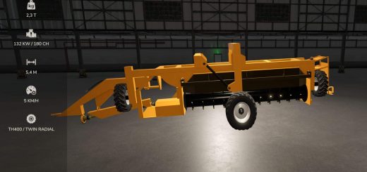 Windrow turner BETA v1.0