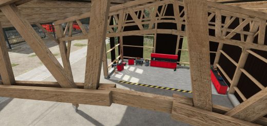 Wooden agricultural garage-workshop v1.0