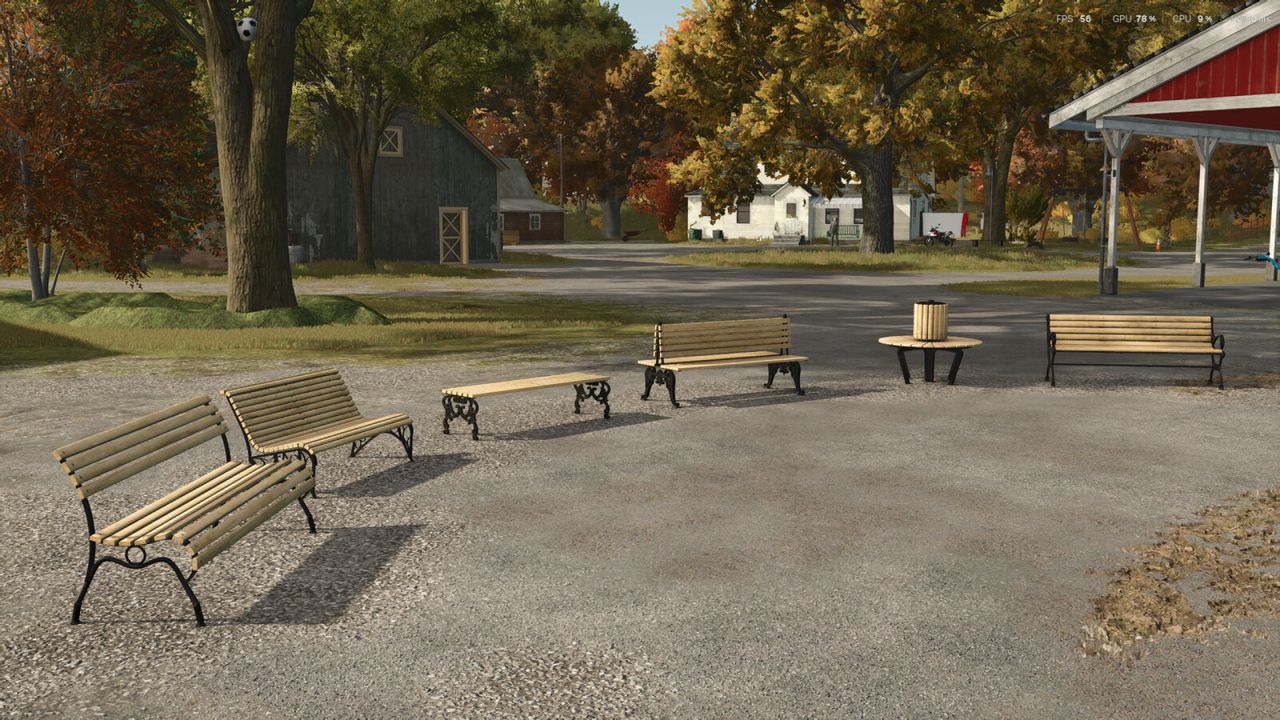 Wooden Benches Pack v1.0