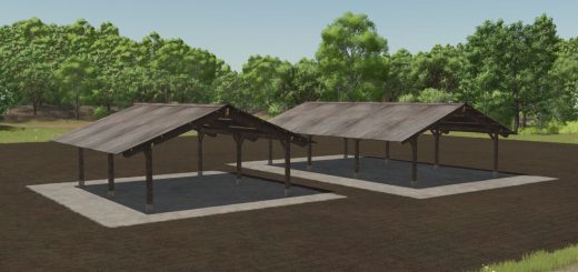 Wooden Sheds Pack v1.0