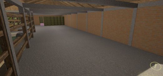 XXL Cow Barn With Bale Storage v1.0.0.1