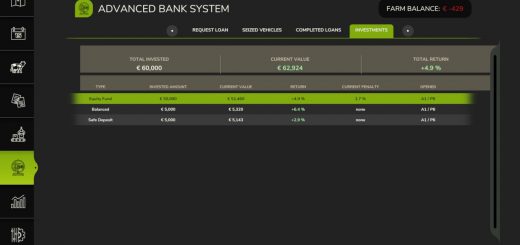 Advanced Bank System v1.0