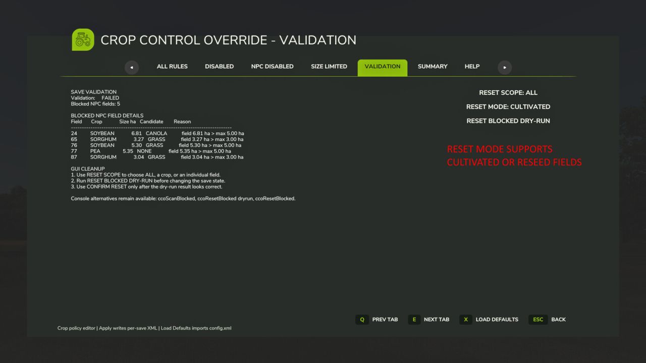 Crop Control Override v2.0.3.5