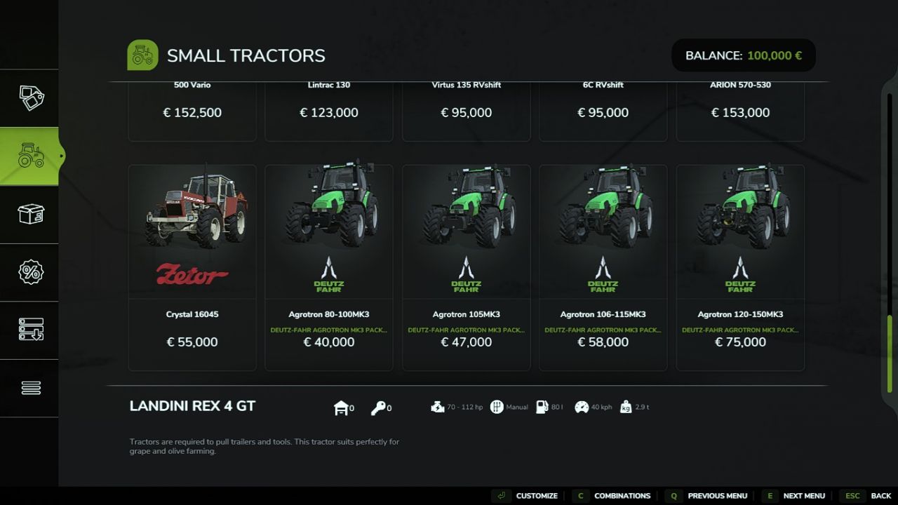 Deutz Fahr Agrotron 80-150 MK3 Pack BETA 4 v1.0