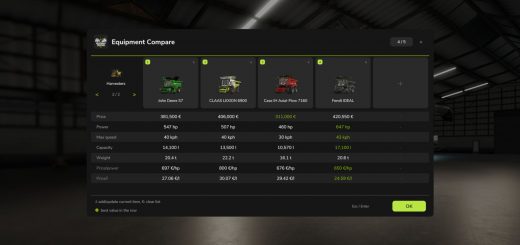 Equipment Compare v1.0.2.9