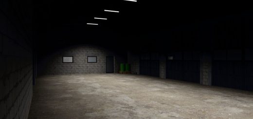 Halls Made Of White Concrete Blocks v1.0