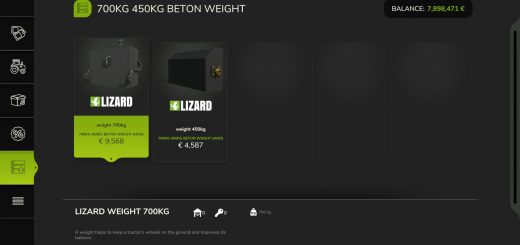 Homemade 1150kg weight v1.0.0.1