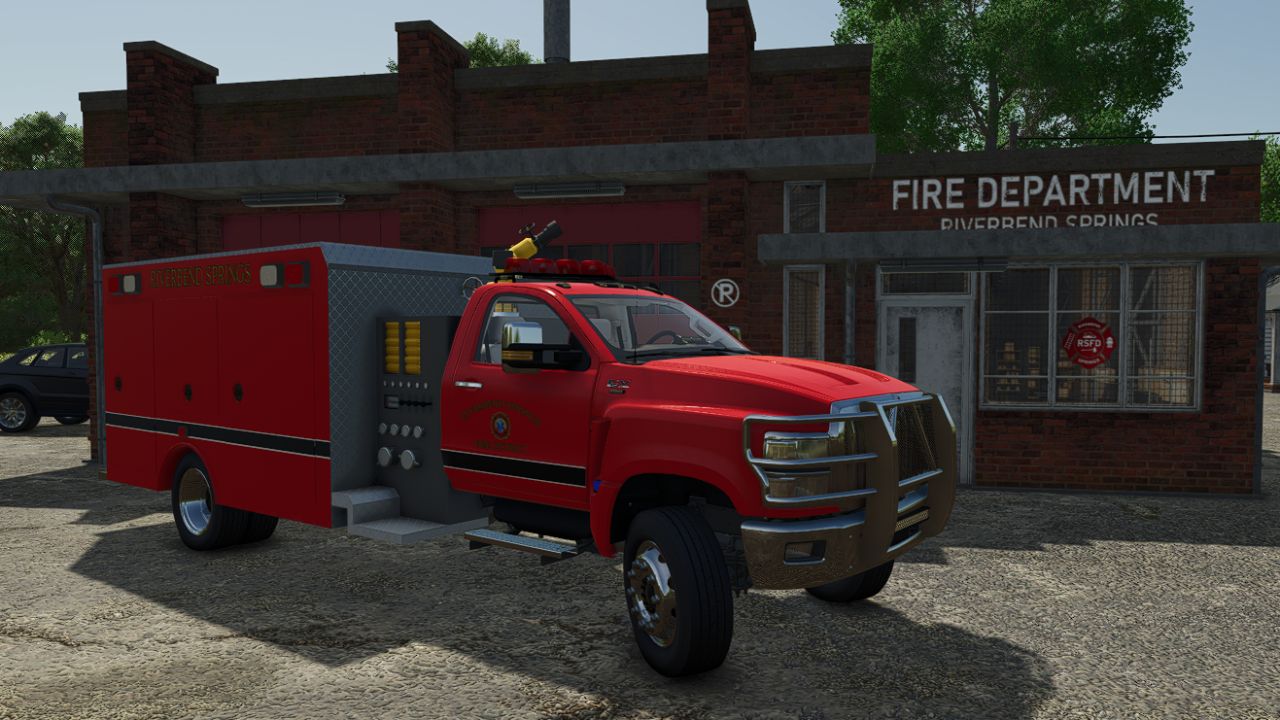 International CV Series Fire Truck v1.0