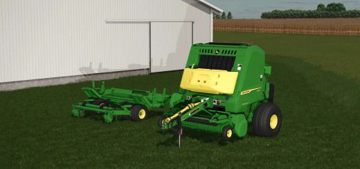 John Deere 561R Baler With Custom Bale Textures v1.0.0.1