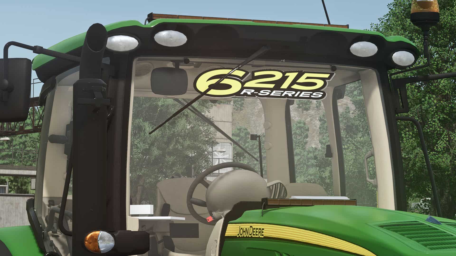 John Deere 6R215 Window Decal Pack v1.0