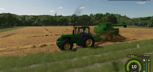 John Deere 7721 Pull Combine v1.0