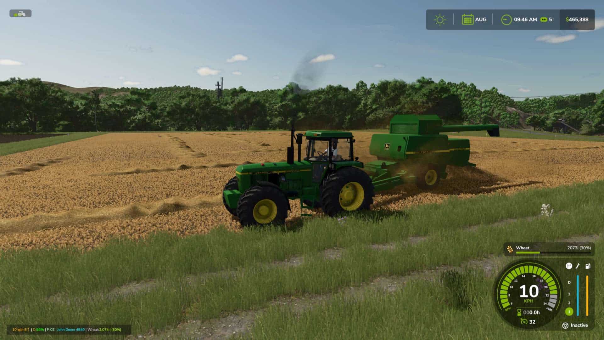 John Deere 7721 Pull Combine v1.0