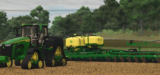John Deere 8RX with ExactRate Tanks v1.0