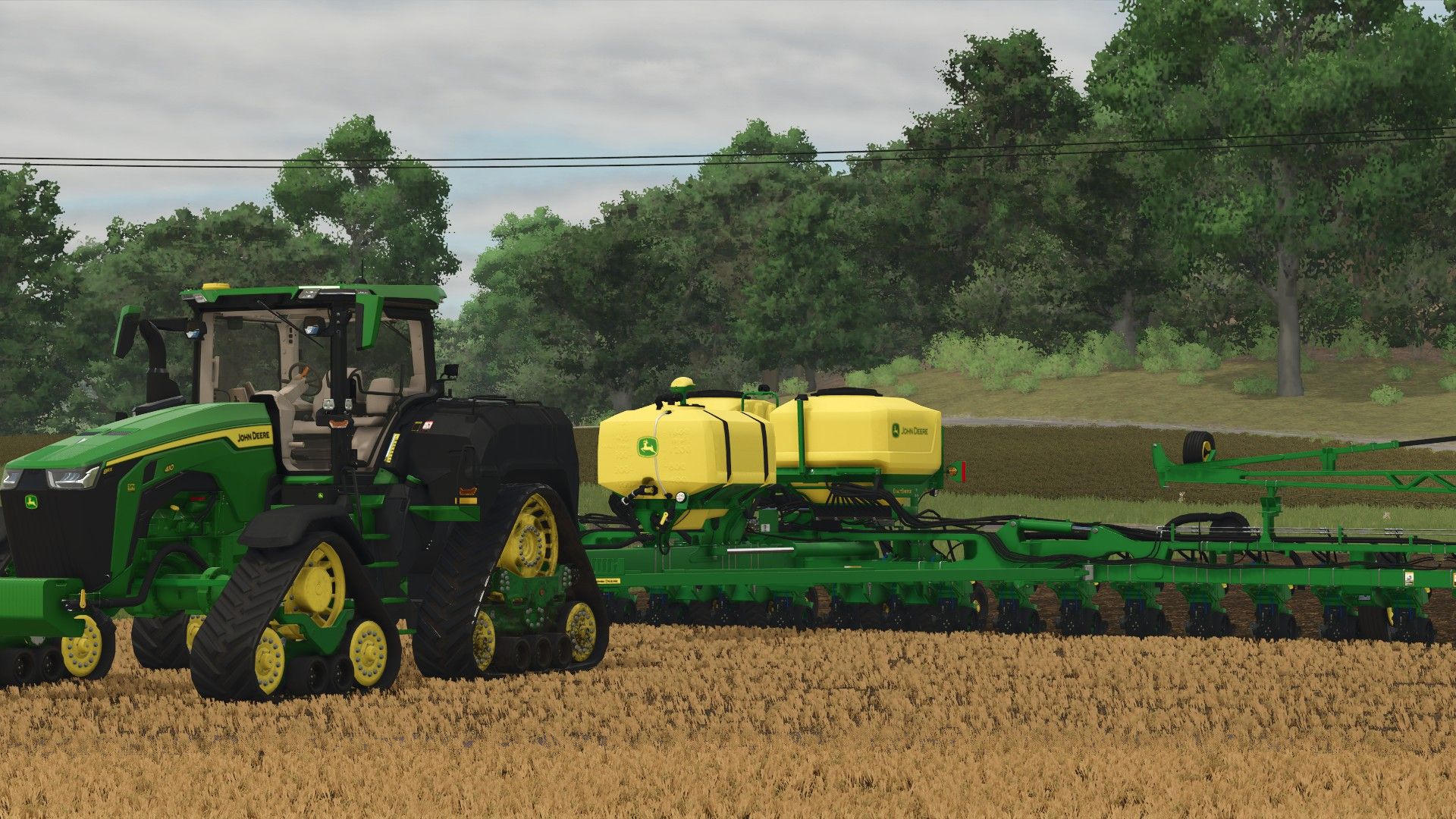 John Deere 8RX with ExactRate Tanks v1.0