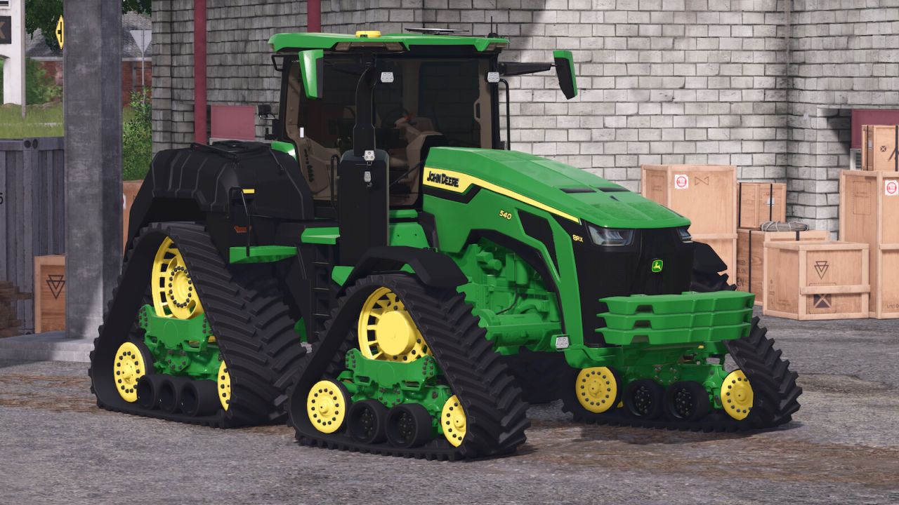 John Deere 8RX540 High Horsepower And Side Tanks v1.0